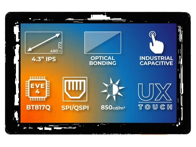 Display: TFT; 4,3 Display: TFT; 4,3
